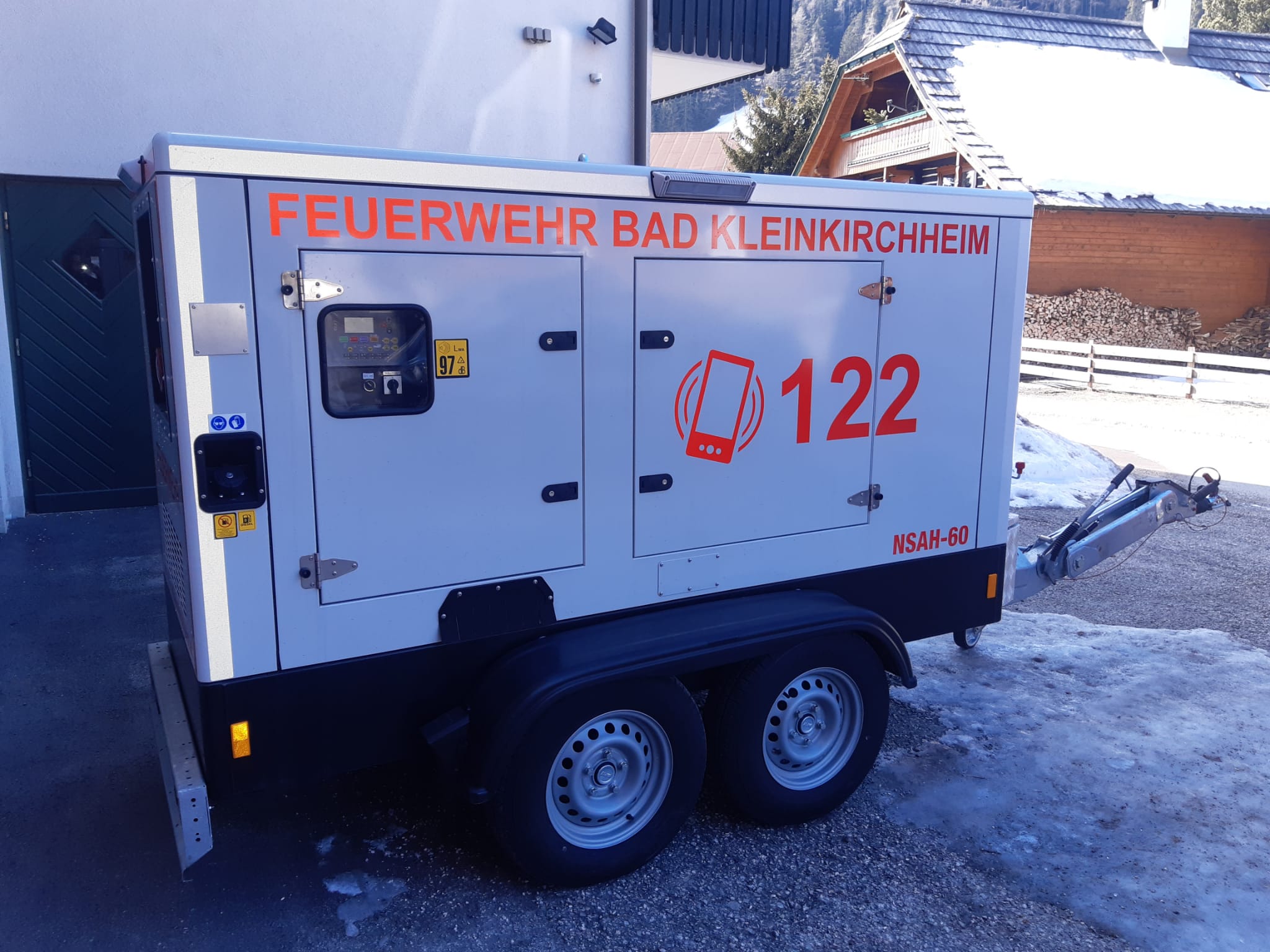 Leuchtturm für Bad Kleinkirchheim - Notstromaggregat 60 KVA angeschafft